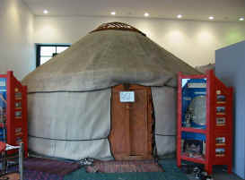 At Earth Centre there is an authentic Yurt